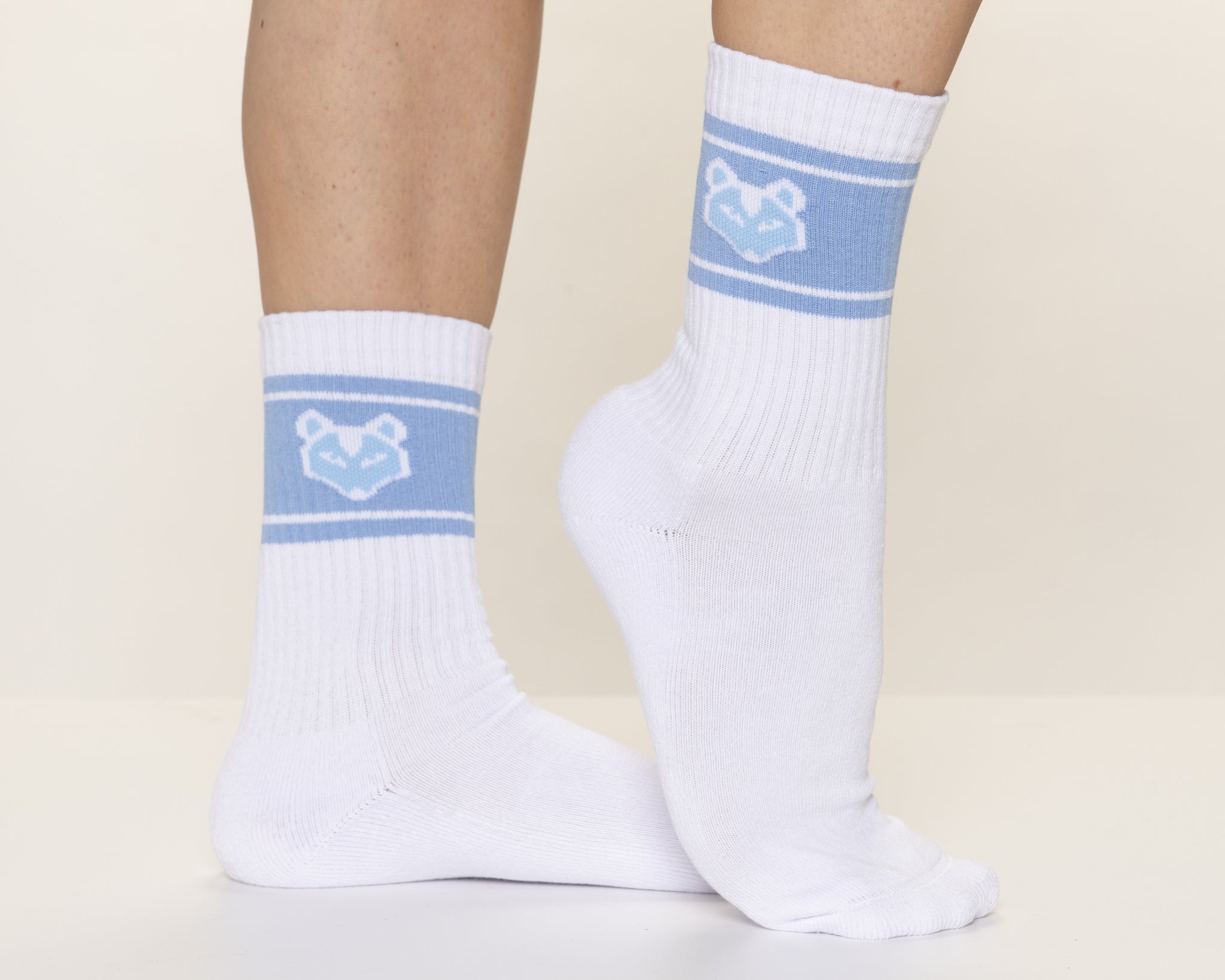 Un Petit Chien Heavently Blue Socks