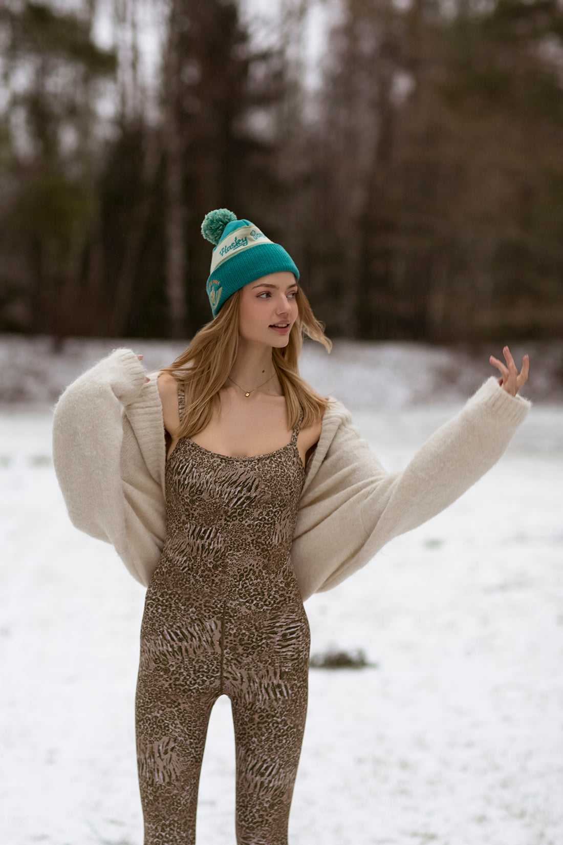 Northern BOMBOM Forest Green Beanie