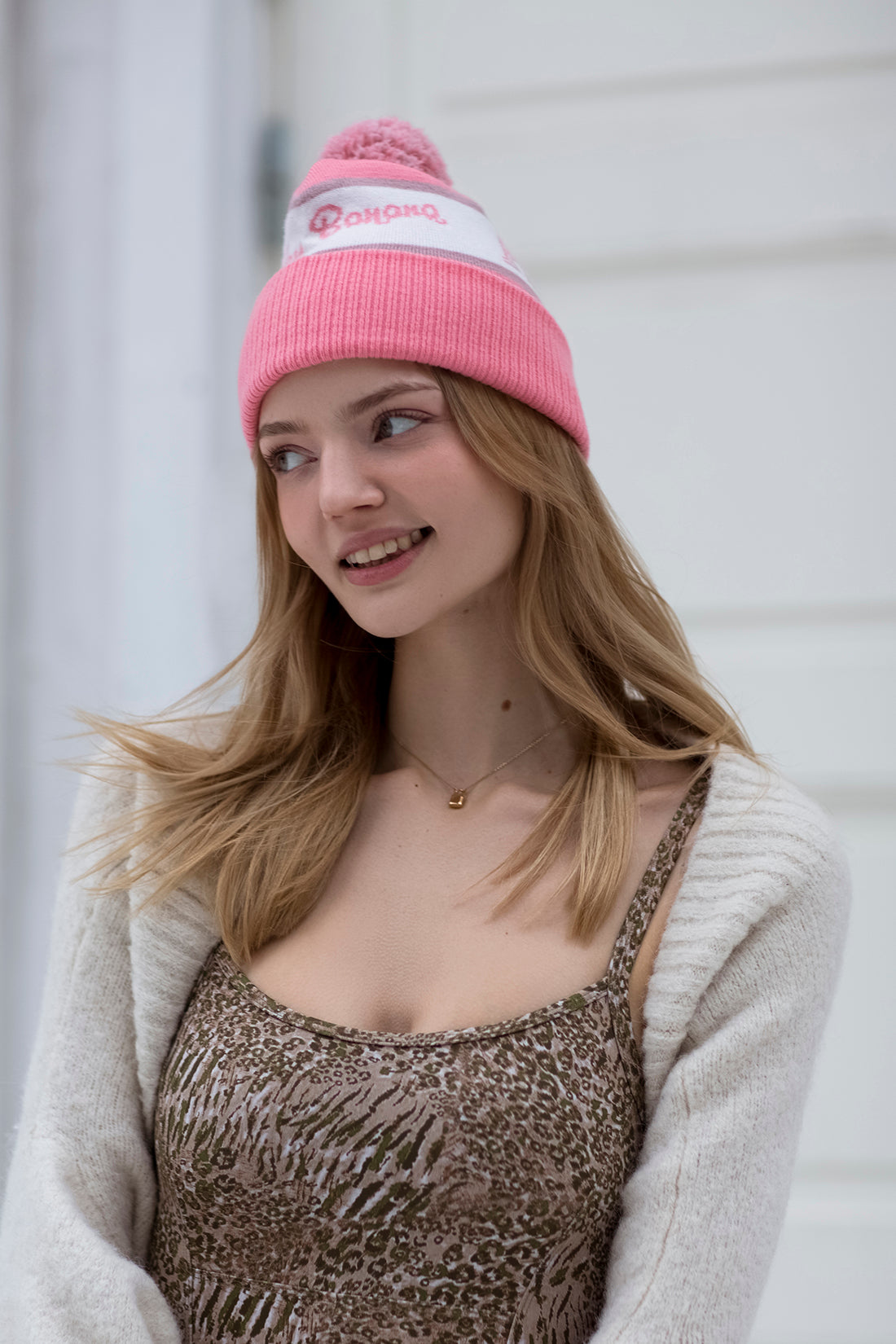 Northern BOMBOM Paradise Pink Beanie