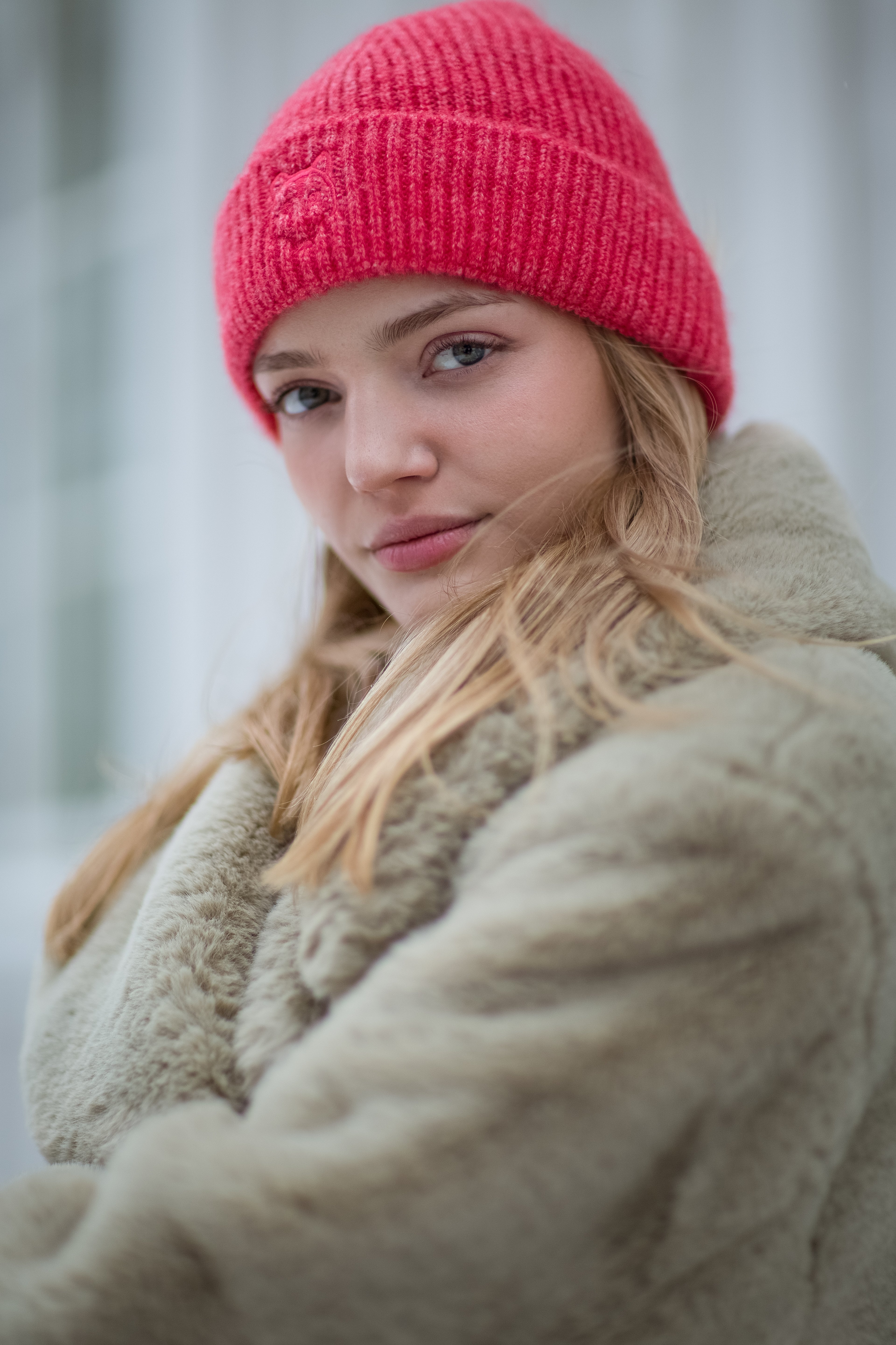 Arctic Breeze Dusty Orange Beanie
