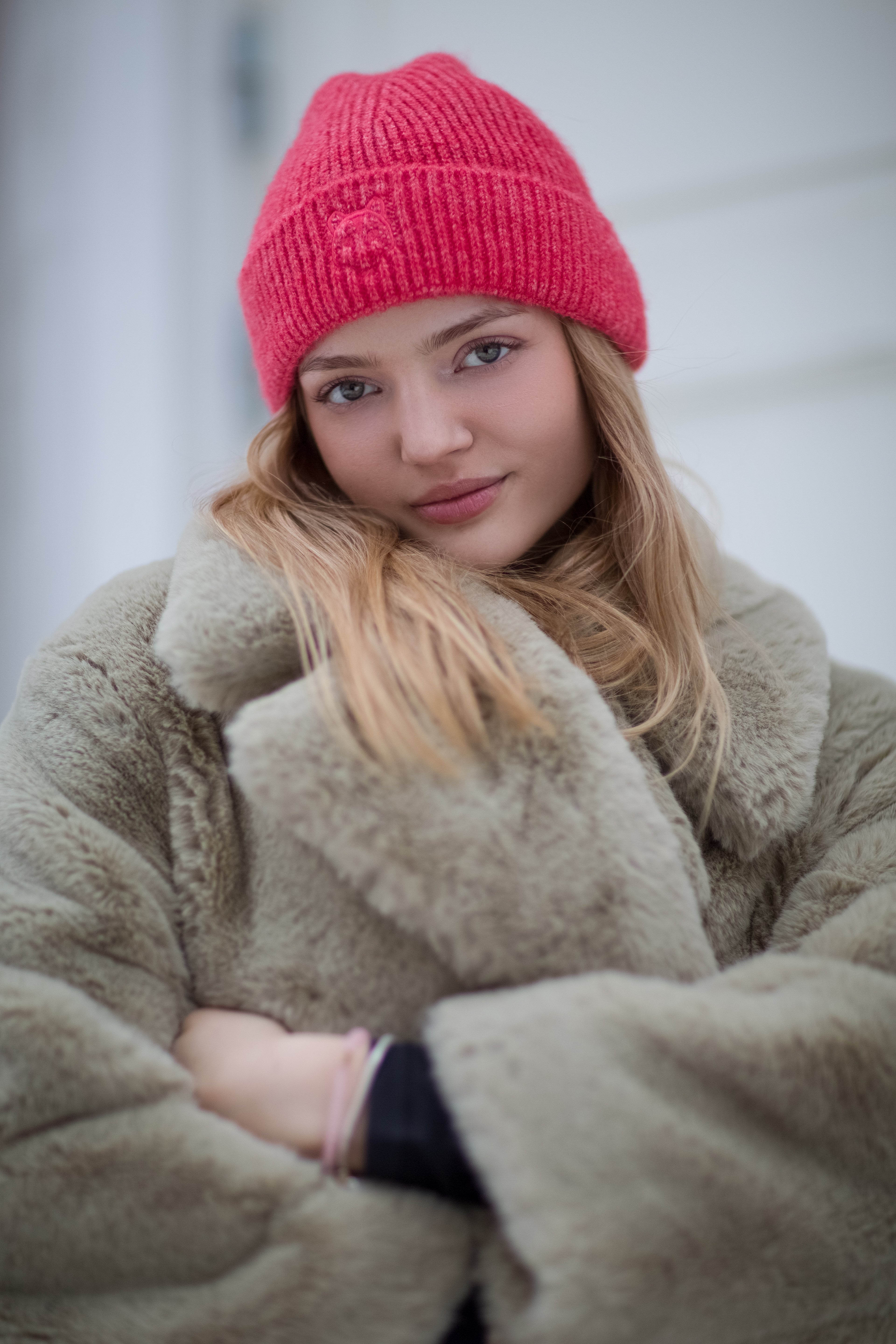 Arctic Breeze Dusty Orange Beanie