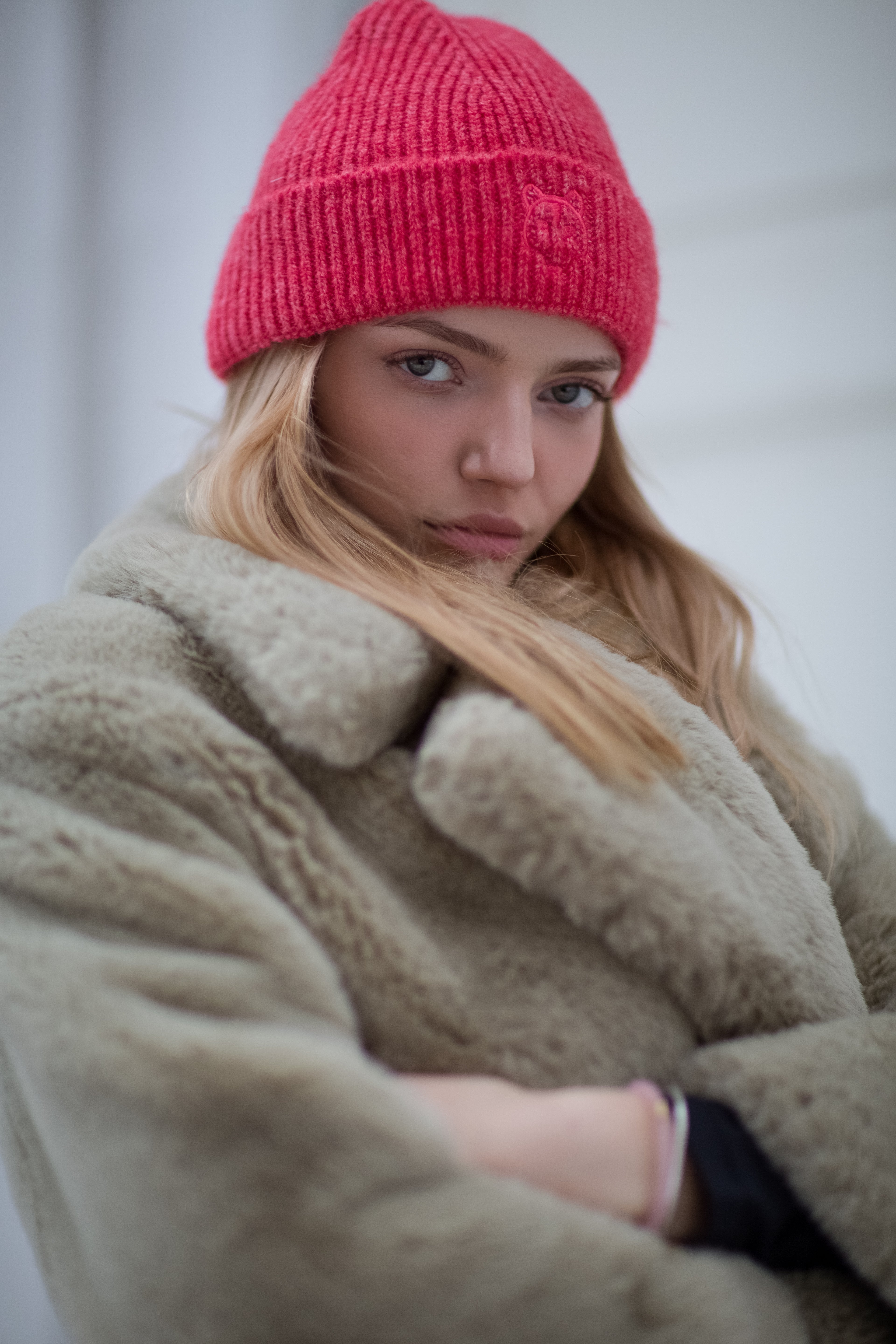 Arctic Breeze Dusty Orange Beanie