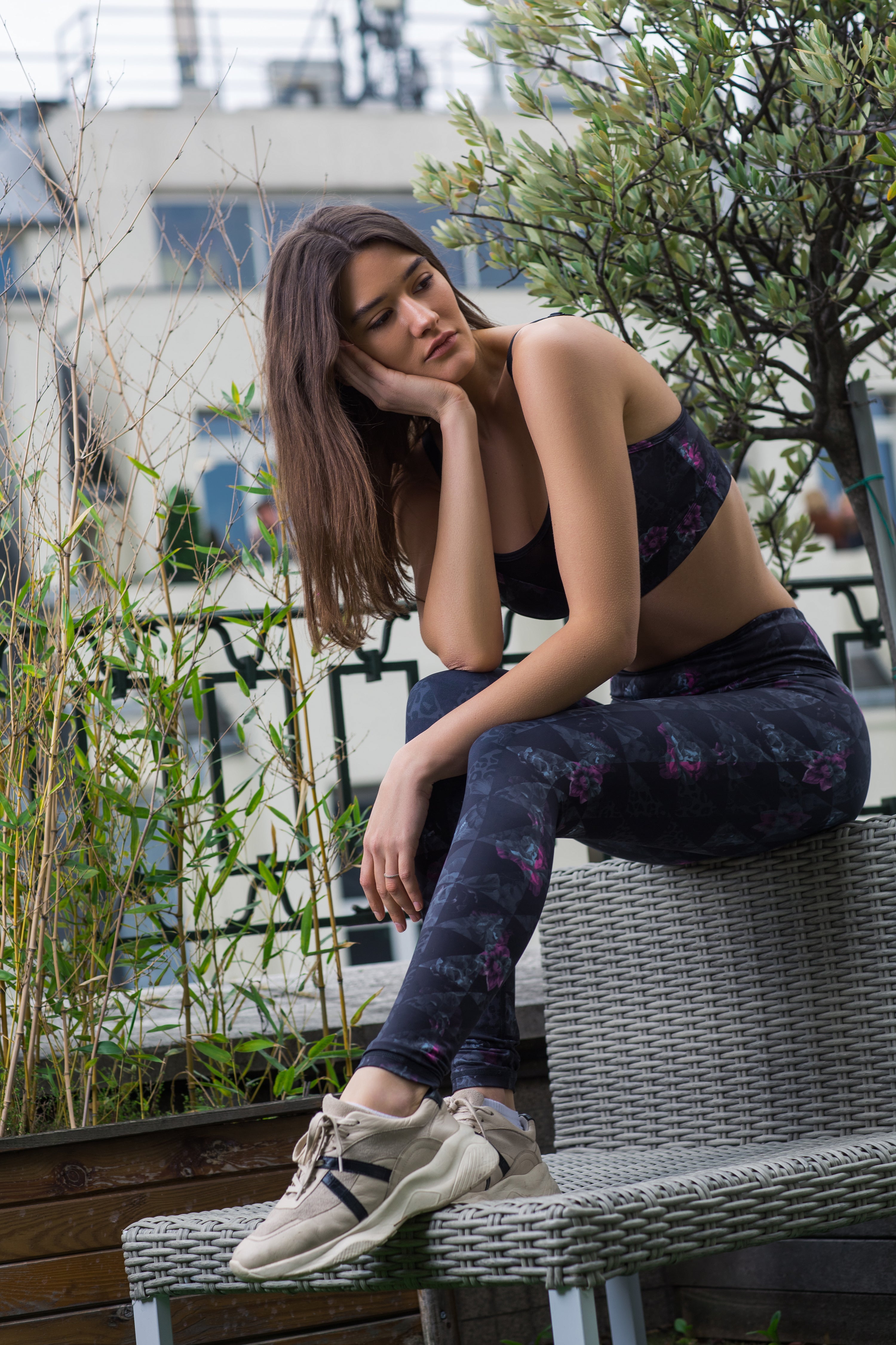 Domino Lilac Leggingsit