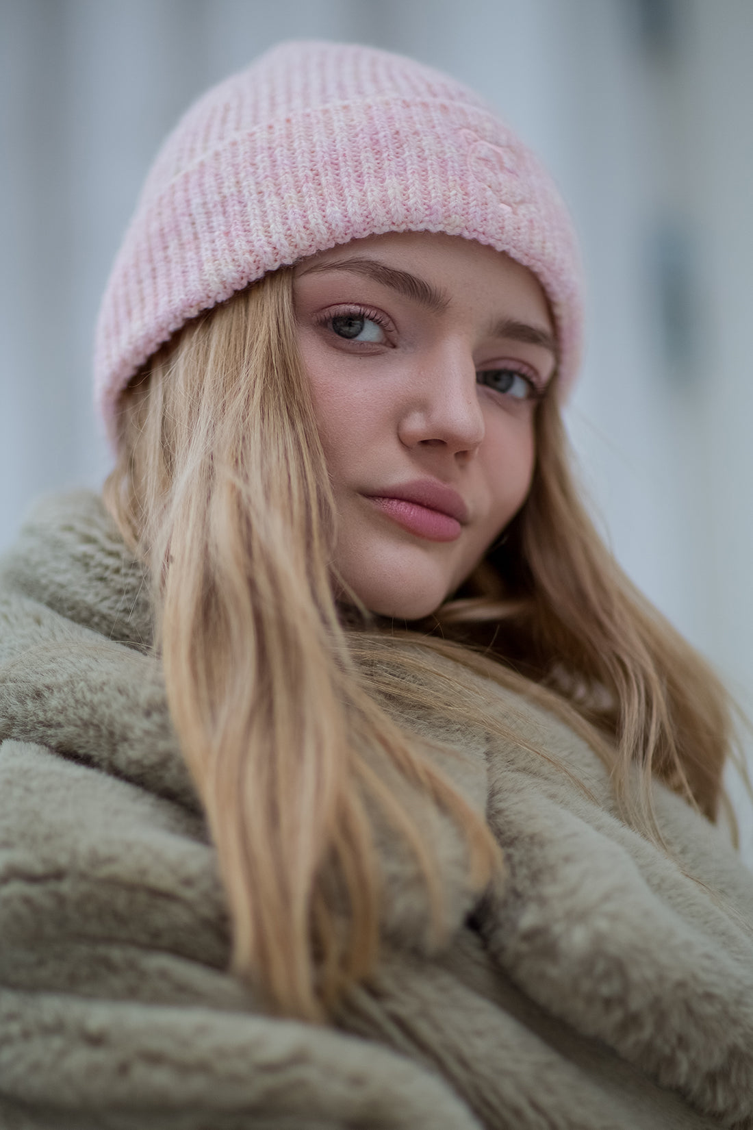 Northern Wind Bubblegum Pink Beanie