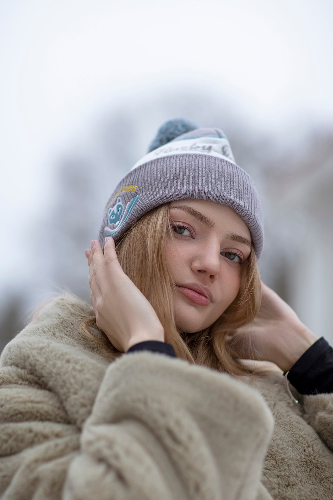 Northern BOMBOM Winter Gray Beanie