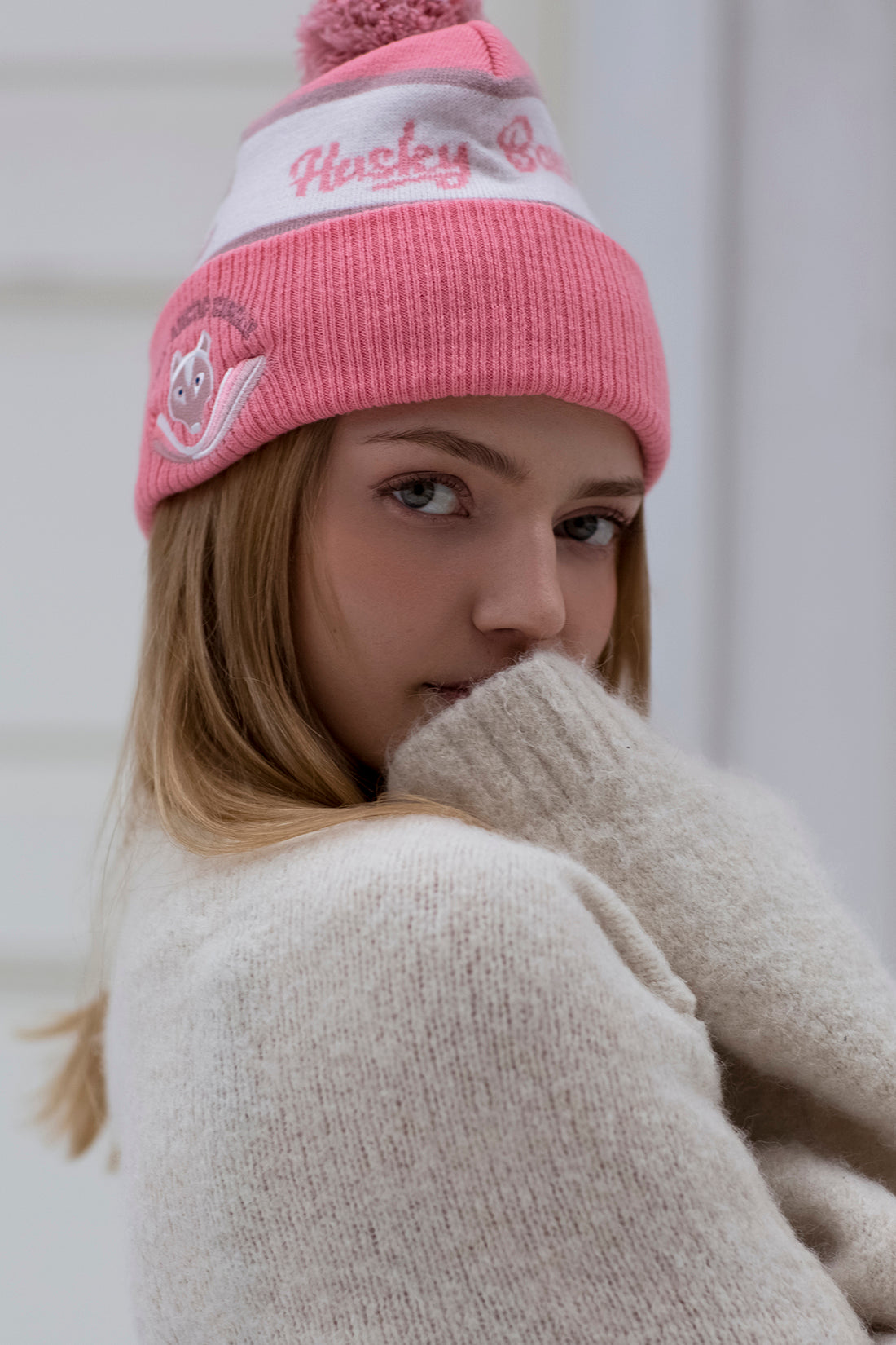 Northern BOMBOM Paradise Pink Beanie