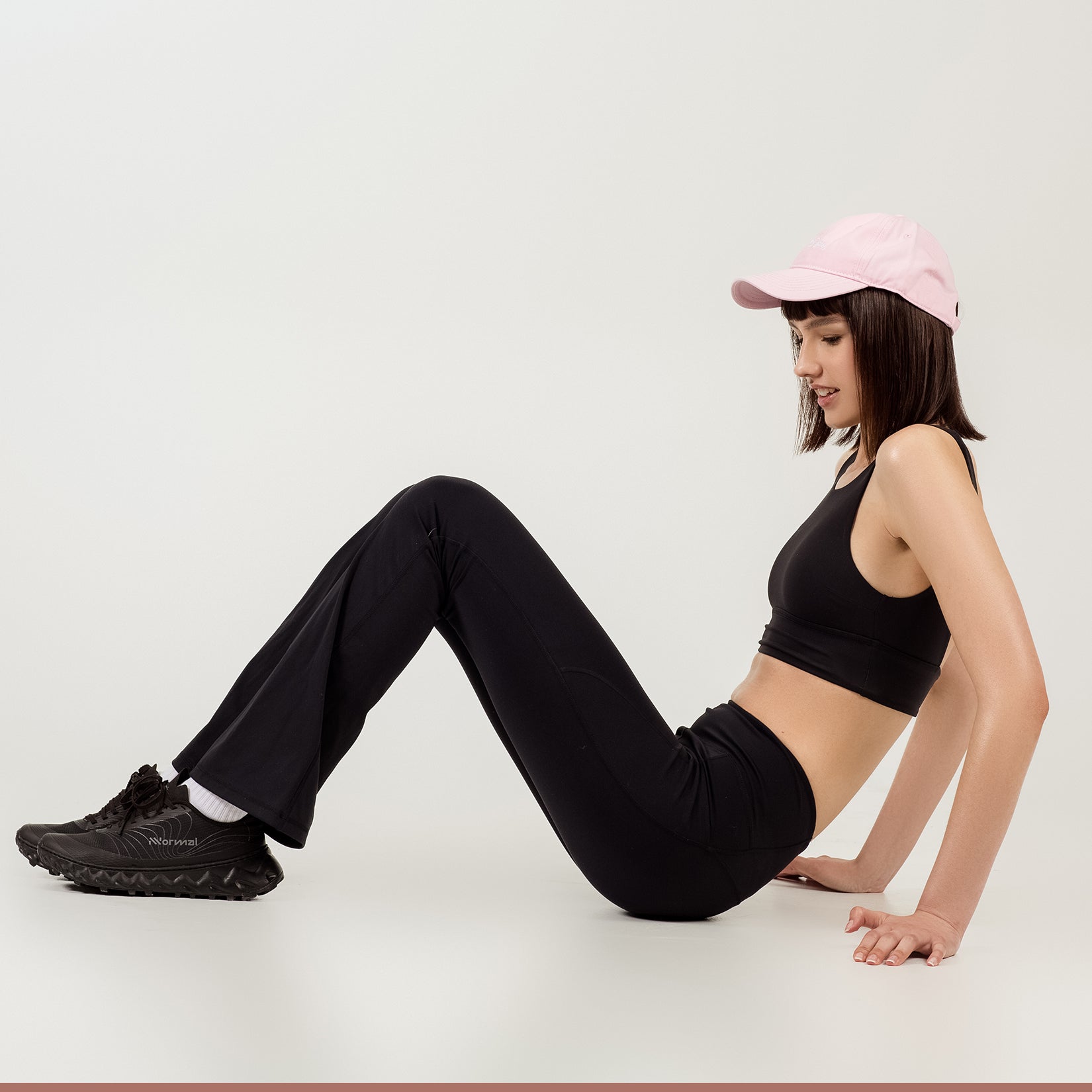 Emma Black Flared Leggings