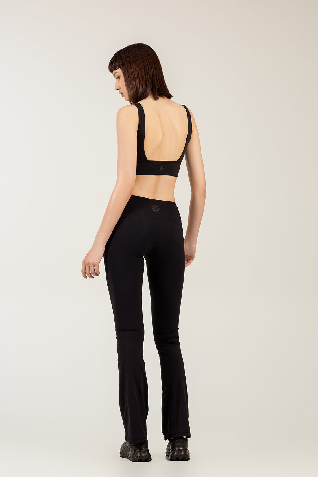 Emma Black Flared Leggings